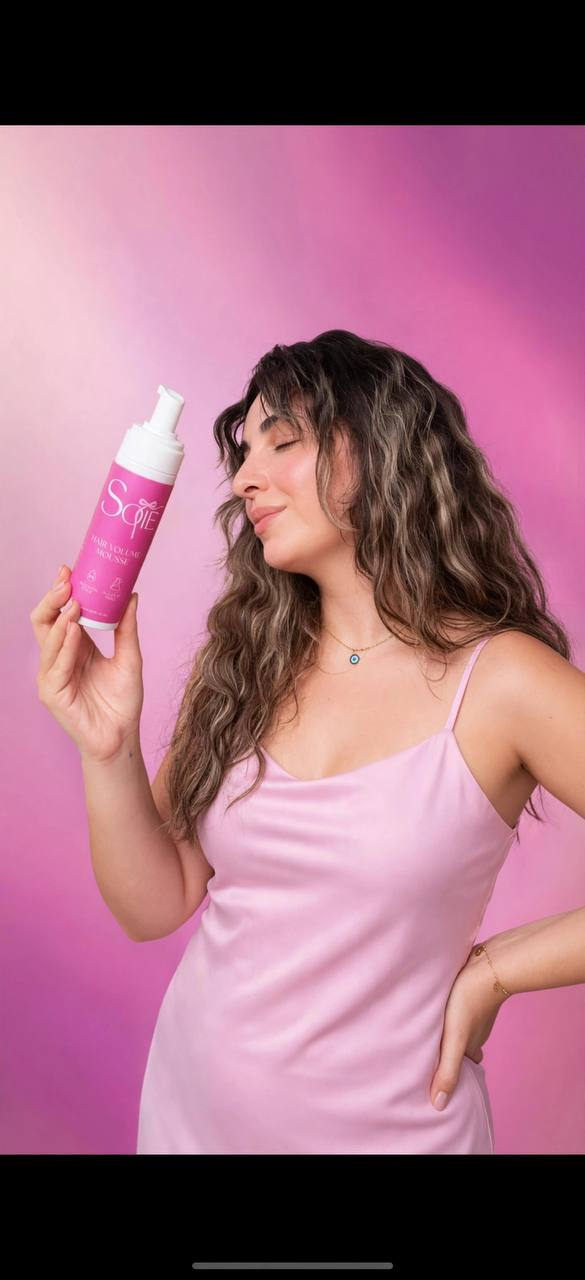 SOIE Hair Volume Mousse campaign